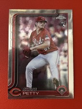 2025 Topps Chrome Update Chase Petty Base Rookie #USC97 Cincinnati Reds RC