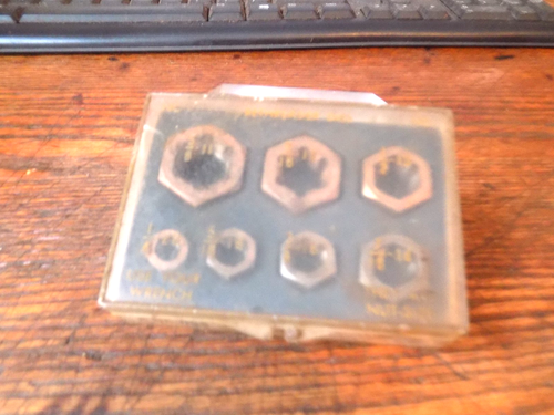 VTG Snap-On TRC7A Hex Rethreader Dies Set Coarse Threads 1/4