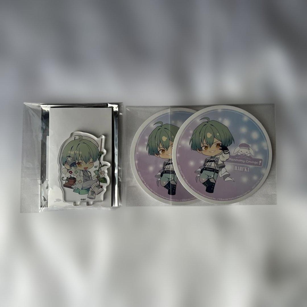 IDOLiSH7 Ainana Animate Cafe Acrylic Stand & Coaster Set  JP Import, Used,