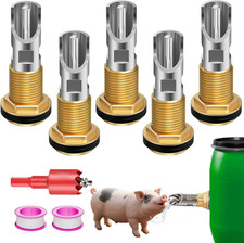 Pig Water Nipple  Pig Nipple Waterer for Barrel Kit  Automatic Pig Nipple Drinkers