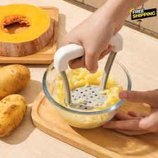 1PC New Manual Potato Masher Plastic Potato Ricer Kitchen Vegetable Masher - NEW