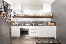 Cucina LUBE Completa Usata color Bianco, lunghezza 3 Metri