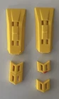 Original G1 Transformers OMEGA SUPREME YELLOW LEG CLIP lot x5 shield parts