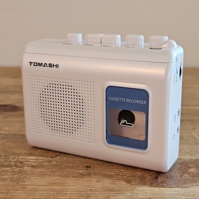 TOMASHI Portable Cassette Player Tape Recorder with Built-in Speaker,Microphone,