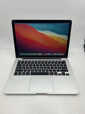 Apple MacBook Pro Retina 13  (2014, 256GB SSD, 8GB,Big Sur, No AC) #0378