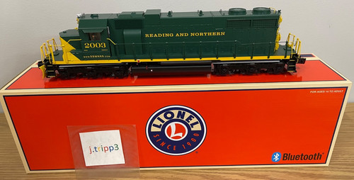 Tren motor diésel Lionel 2633651 Reading & Northern SD-38 #2003 Legacy escala O | Condition: New