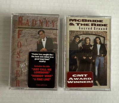 Cassette Tapes Sealed Lot Of 2 McBride & the Ride, Radney Foster Country Music