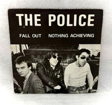 THE POLICE PICTURE SLEEVE 45rpm ILLEGAL RECORDS 1977 FALL OUT/NOTHING ACHIEVING