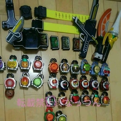 Kamen Rider Masked GAIM DX Sengoku Driver Lock Seed 24p Set Schwert BANDAI Japan