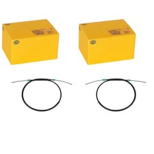 2x HELLA HANDBREMSSEILE passend für PEUGEOT 206 206+