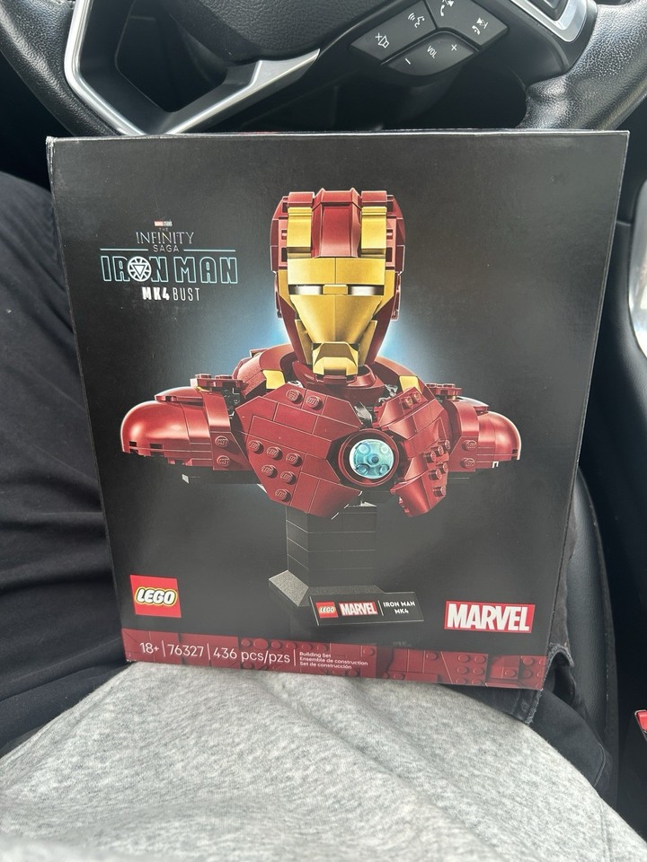 LEGO Marvel Iron Man MK4 Bust 76327 Infinity Saga 436 pcs New - Factory ...