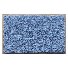 Alfombra De Baño Cuarzo Blanco RICCIO Celeste, Modelo 17874, Para Suavidad Y