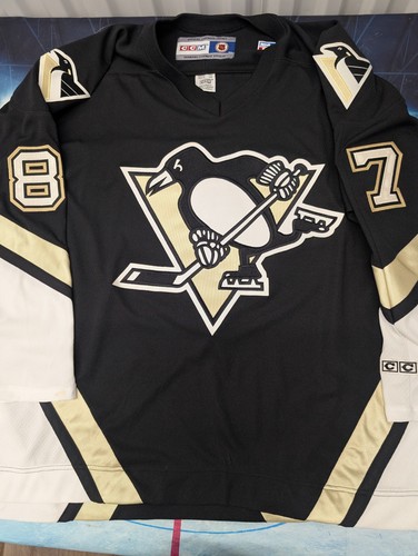 Vintage Rare NHL CCM Pittsburgh Penguins Sidney Crosby Rookie Year Jersey Sz XXL