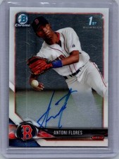 2018 Bowman Chrome #BCPA-AF Antoni Flores Prospects Autographs