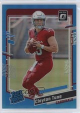 2023 Panini Donruss Optic Rated Rookie Aqua Prizm 63/299 Clayton Tune #202 1i0n