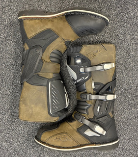 Forma Terra Evo Dry motorcycle boots adventure touring brown offroad adv tech 45