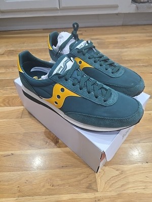 Saucony Trainer 80 Green Yellow Green Yellow Men's Size 11 - Women 12.5