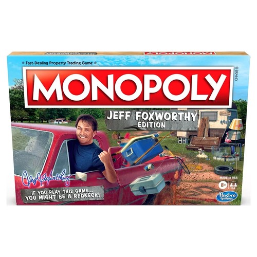 LOT OF 5 Monopoly Jeff Foxworthy Edition Classic Board Game 2-6 Players Hasbro - Picture 3 of 7