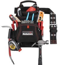 Work Gear HT5333 Carpenter's Heavy Duty Suede Nail & Tool Bag, Double-Gusset ...