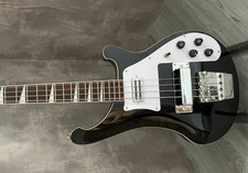 High-Quality Electric Guitar Bass Black Chrome Hardware 4 Strings