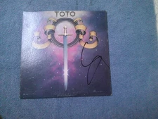 TOTO SELF TITLE - SIGNED - LP VINYL ALBUM JSA COA