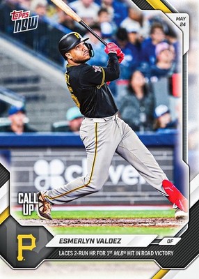 2026 Topps Now MLB #235 Esmerlyn Valdez RC Pittsburgh Pirates - *PRESALE*