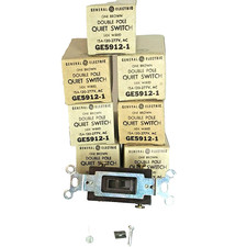 7 New Old Stock GE Double Pole Quiet Switch 1...