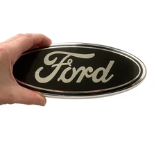 Black Oval Emblem Badge 9 Inch Ford Front Grill Tailgate Rear Logo Replacement