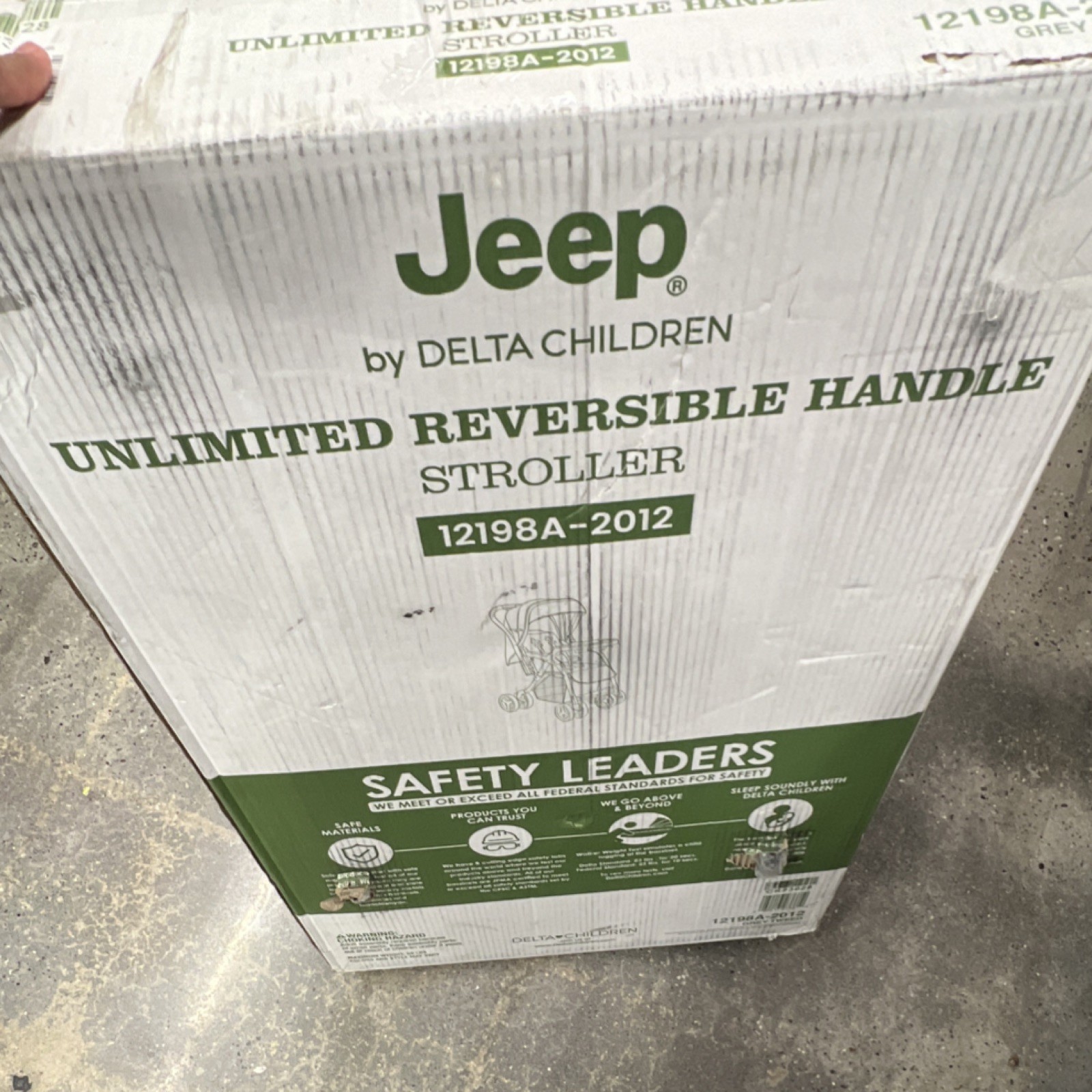 Jeep by Delta Children Reversible Handle Stroller 12198A-2012