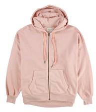 American Eagle Womens Jegging Fit Hoodie Sweatshirt, Pink, Small