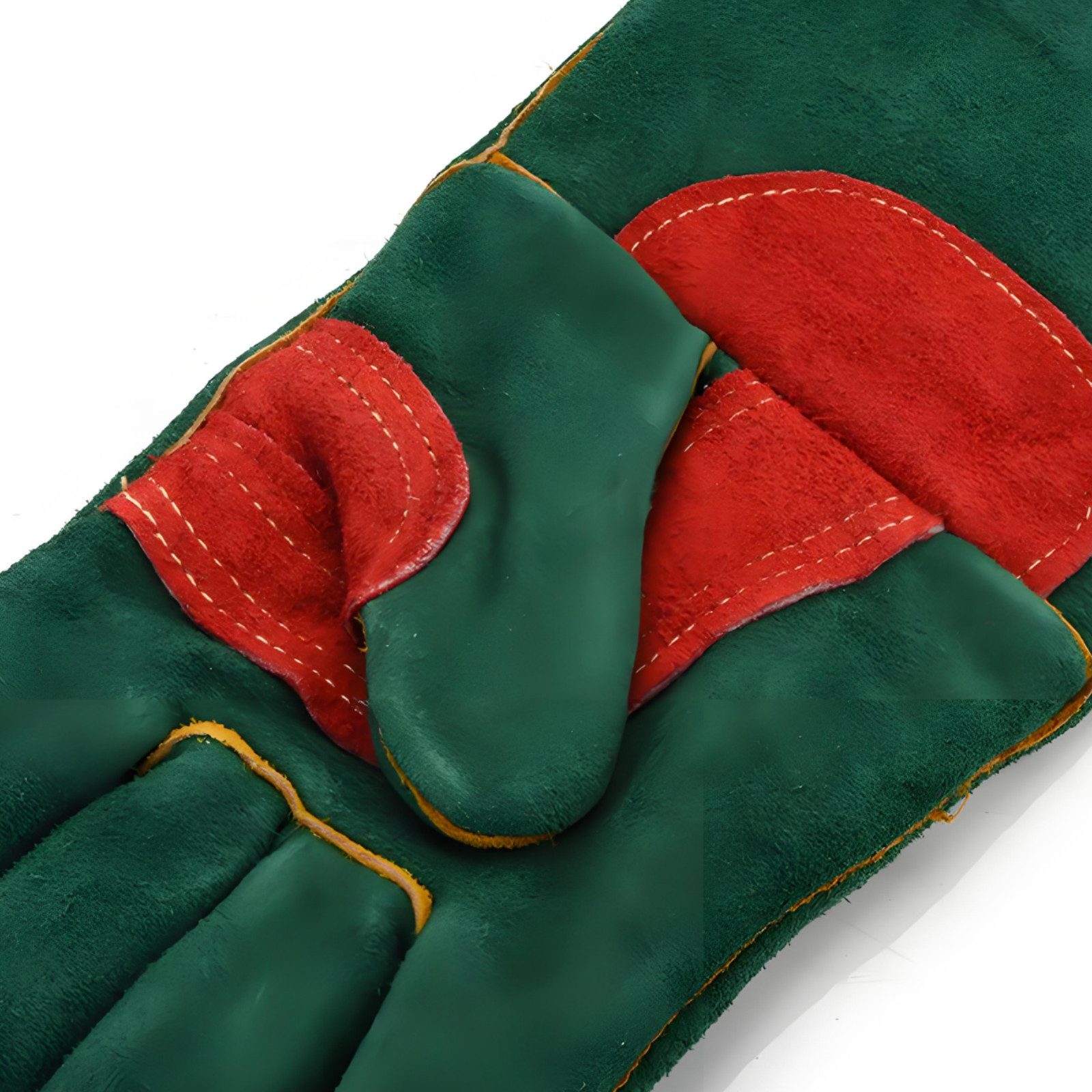 Welding Gloves Heat Resistant Cowhide Leather Work Glove Lined Safety XL