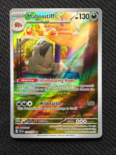 Mabosstiff 218/198 Pokemon TCG SV01: Scarlet & Violet Base Set Illustration Rare