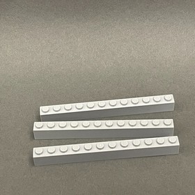 Lego 6112 Light Gray Replacement Parts Pieces Lot of 3