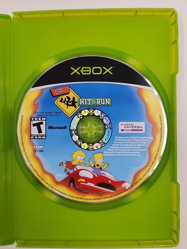 The Simpsons Hit & Run Xbox Complete CIB - Picture 5 of 6