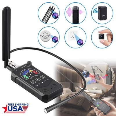 Anti-Spy Camera Wireless RF Detector GSM Bug GPS Tracker Finder Scanner Device#