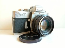 Minolta SRT Super 35mm Film Camera, 55mm f/1.8 Lens, Used From Japan
