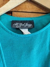 Vintage Green Dress All That Jazz Short 80s -- MADE in USA California