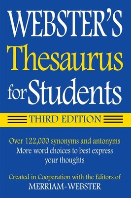Webster's Federal Street Press Thesaurus for Students, 3rd Edition, Paperbac...