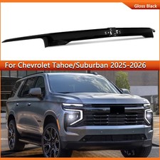 For 2025-2026 Chevy Tahoesuburban Glossy Black Front Bumper Grille Molding Trim