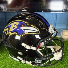 Derrick Mason Full Size Authentic Ravens  Helmet Radtke COA