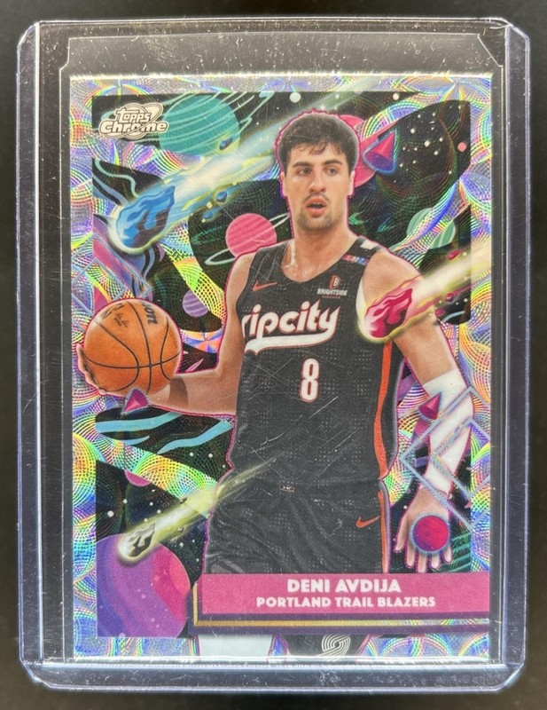 2025-26 Topps Cosmic Chrome Deni Avdija Nucleus Refractor #71 Trail Blazers
