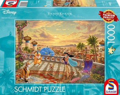 Thomas Kinkade Studios - Disney Jasmine Dancing in the Desert Sunlight Thomas Ki