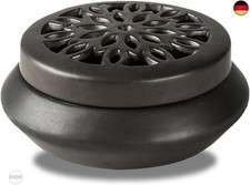 Vintage Keramik Räuchergefäß Metall Feuerfeste Schale Weihrauchbrenner Rä