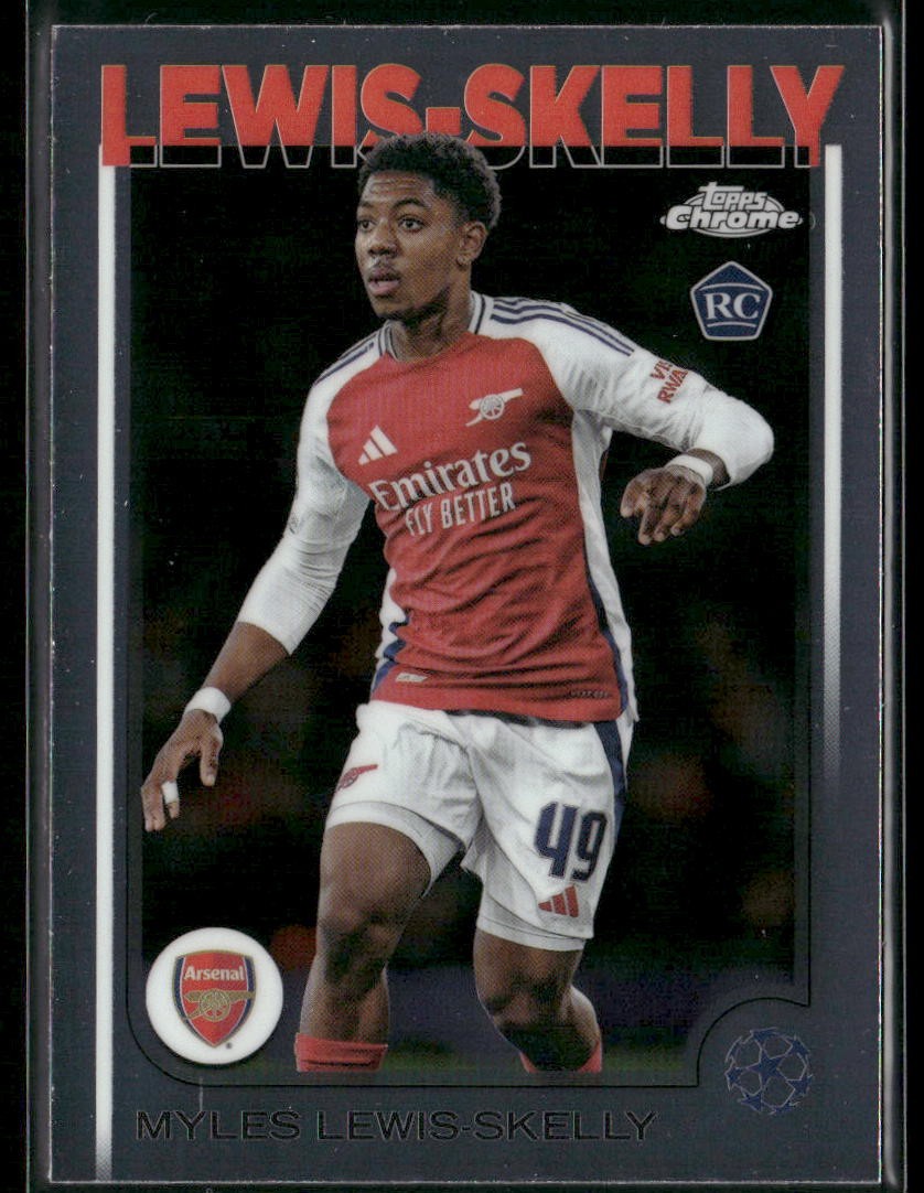 Myles Lewis-Skelly 2024-25 Topps Chrome UEFA Club Competitions #154 RC