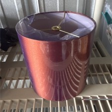 Aspen Creative Burgandy Drum Fabric Lamp Shade Spider Fitter 8" x 8  