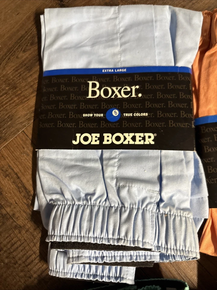 Vtg 2005 XL Joe Boxer Shorts Classics 4 Lot Pack 100% Cotton NOS Discontinued - Image 2 of 4