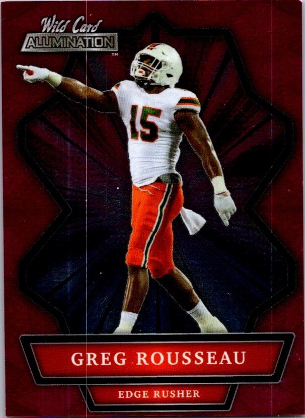 2021 Wild Card Alumination #ABC-19 Gregory Rousseau