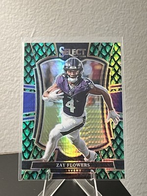 2025 Panini Select - Zay Flowers Dragon Scale /50! SSP