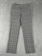 Talbots Petites Womens 4P Hampshire Glen Plaid Pants Straight Leg Pants