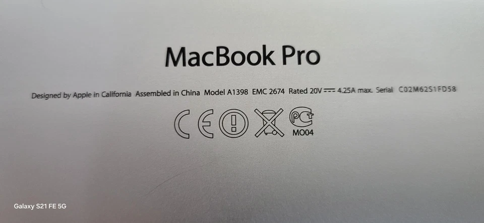 Apple MacBook Pro 15" 2013 · i7 · 16GB · 256GB, photo 4 of 5